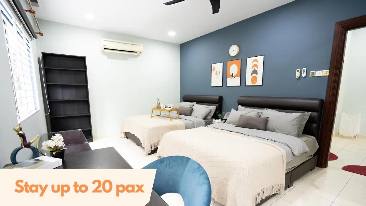 Spacious 5 Bedroom Holiday Home Perfect For Gatherings Bbqs Rumah Holiday Big 5Br House For 20 Guests - Ideal For Family Celebrations 宽敞整栋别墅 5 间大房间 20人 家庭聚会 生日派对 烧烤聚会 Kuala Lumpur